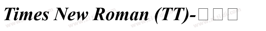 Times New Roman (TT)字体转换